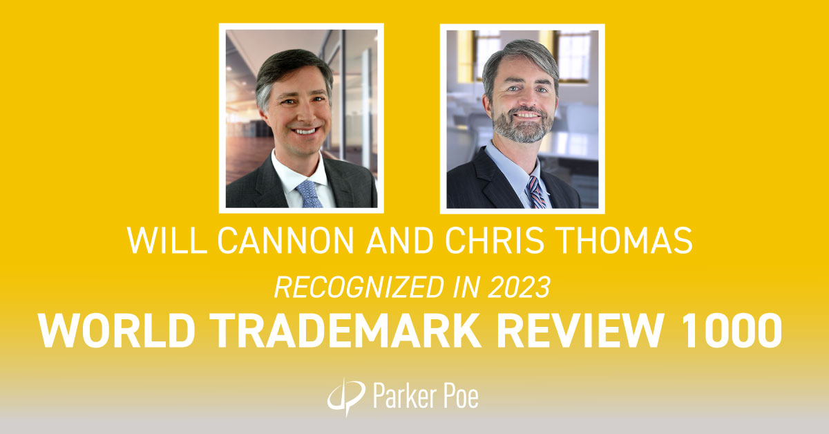 Parker Poe Attorneys Ranked As Leaders In The World Trademark Review ...